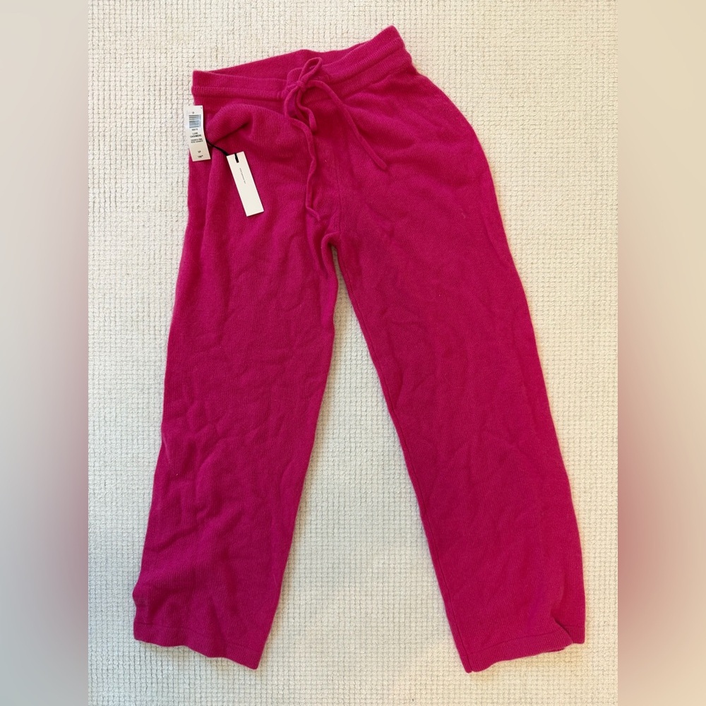 Babaton Pink Cashmere Lounge Pants